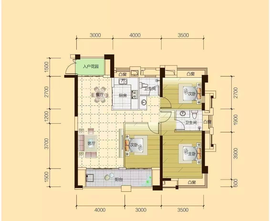 出售罗杰苑 17区 3室2厅2卫112平米38万住宅